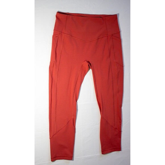 Lululemon All The Right Places Crop II 23" - Cayenne - Size 10 - Picture 1 of 4